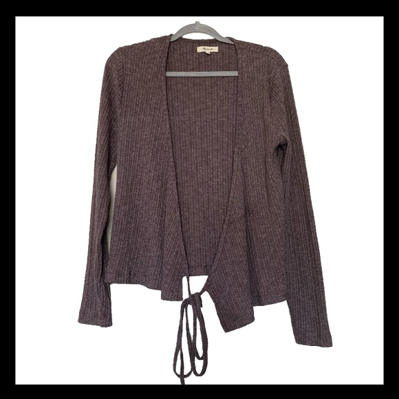 Madewell Sweaters - MADEWELL Womens Cardigan Size Large Tie Front Closure